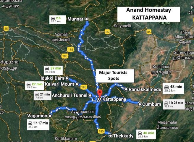 Anand Homestay Kattappana Ngoại thất bức ảnh